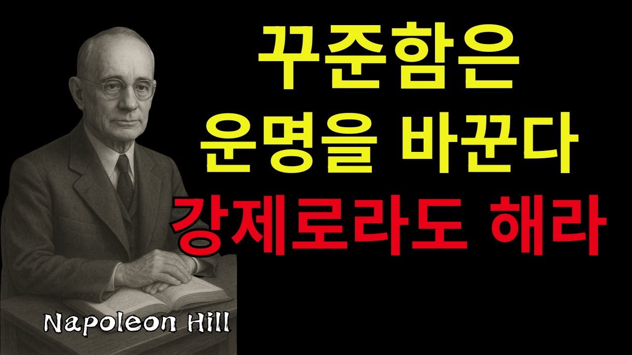 강제로라도 해라. 결국 인생이 달라진다 – 나폴레온 힐 철학