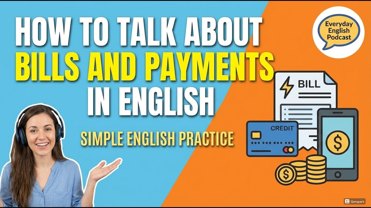 How to Talk About Bills and Payments in English | Simple English Practice