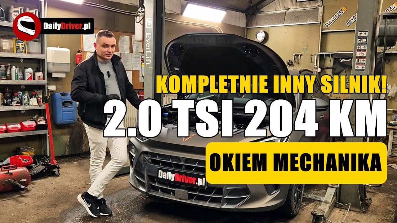 Silnik 2.0 TSI 204 KM – inna budowa, inne części, inna moc na hamowni!Lepszy niż wersja 265 KM?