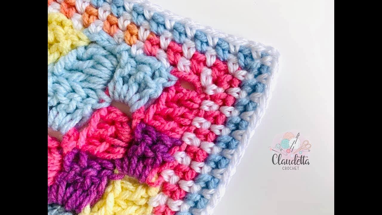 CROCHET MOSS STITCH BORDER / Easy