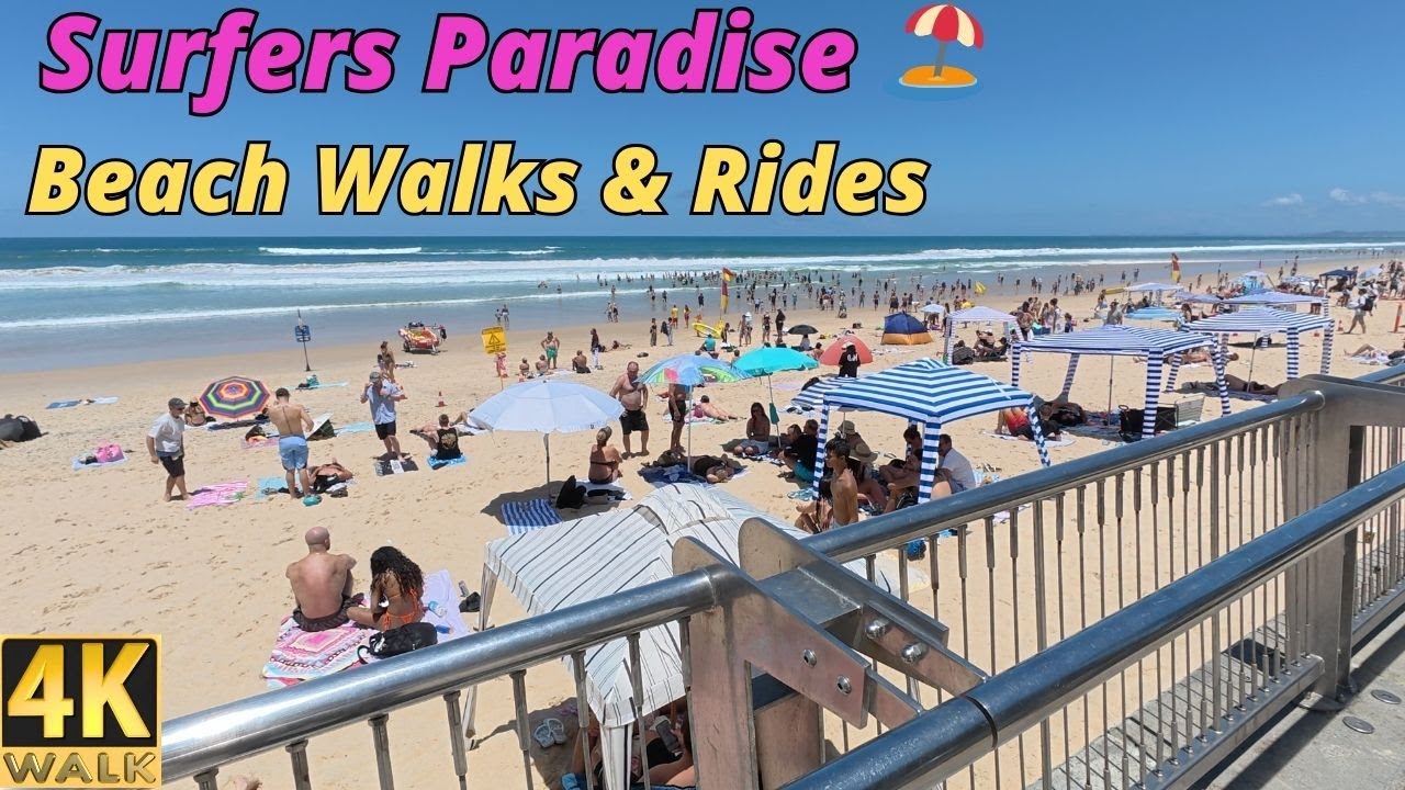 Surfers Paradise Gold Coast - New Years Day 🔥 Hot Summer Beach Vacation