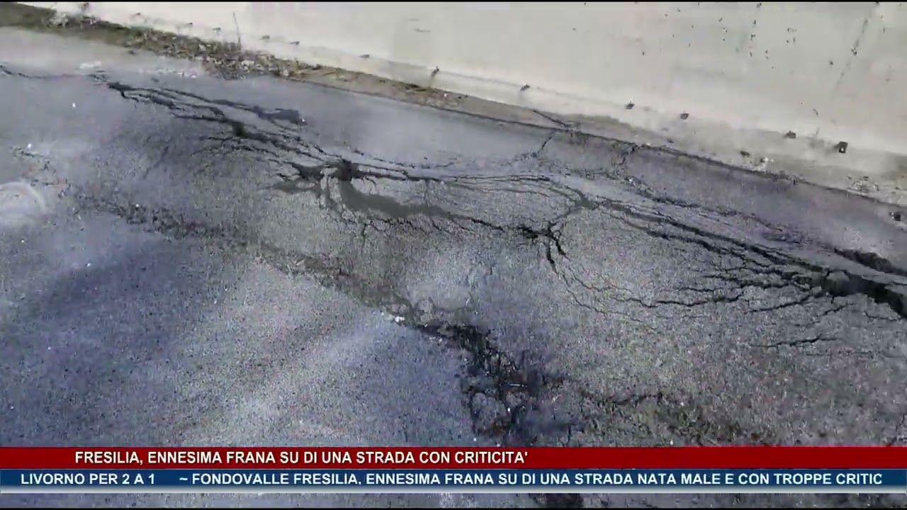 Fresilia, ennesima frana su di una strada con criticita' TG NEWS MOLISE DEL 13-02-26 - TRSP -