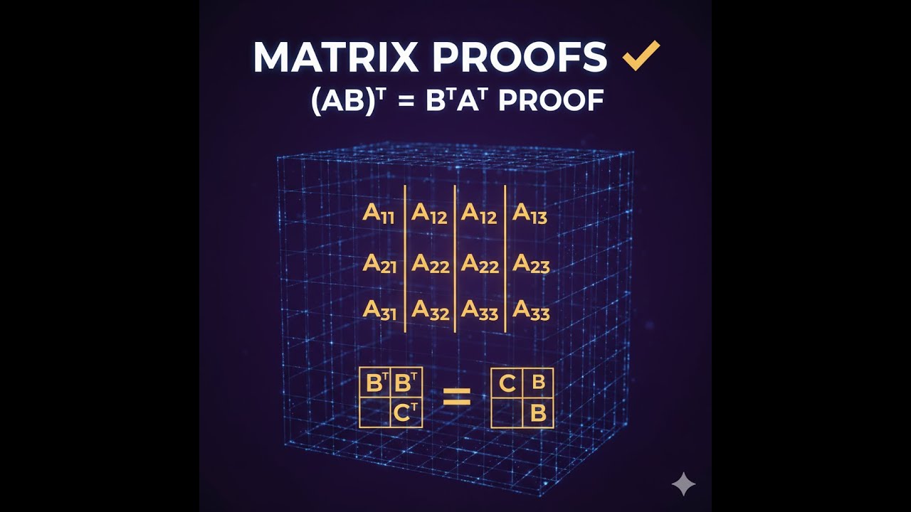 Prove properties matrices