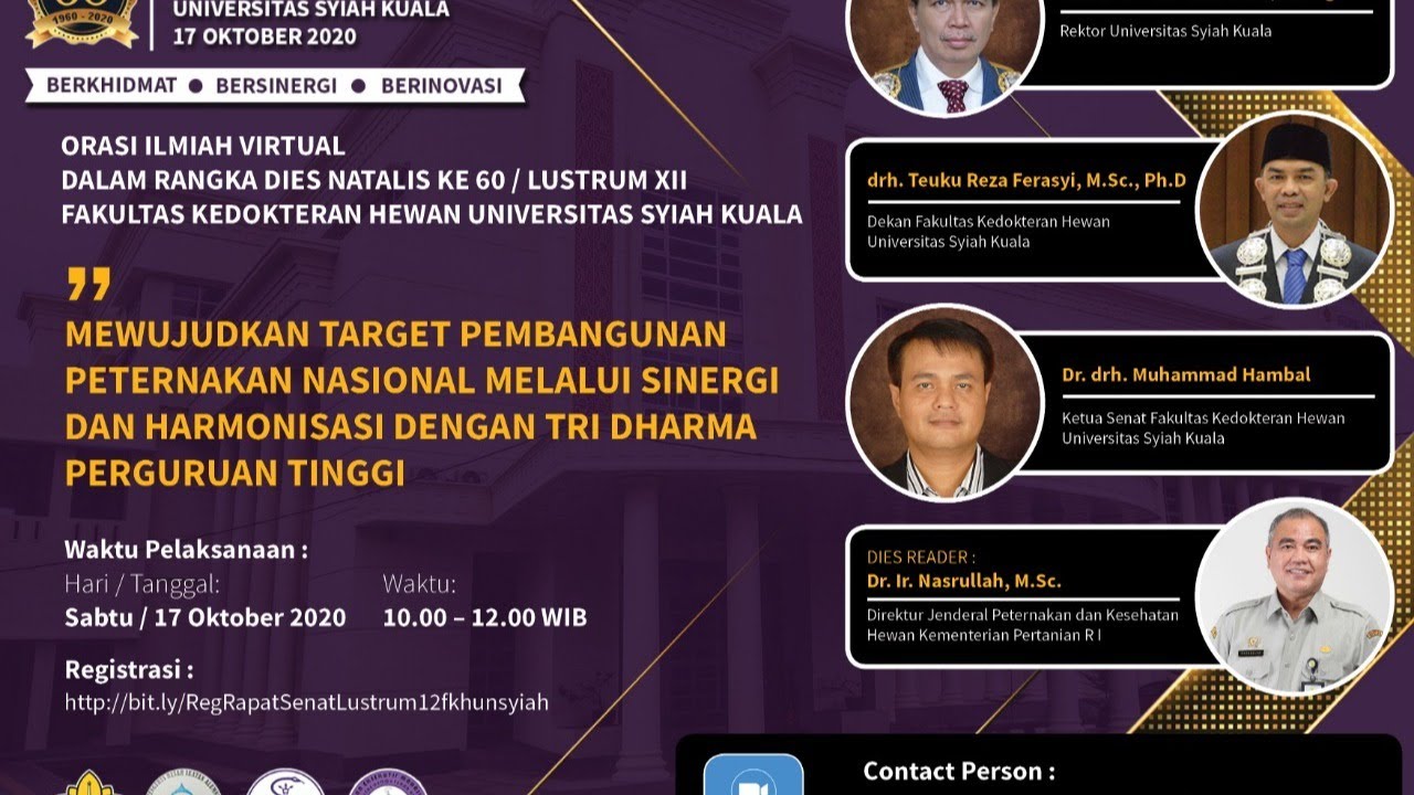 Lustrum XII/Dies Natalis Ke-60 TH Fakultas Kedokteran Hewan Universitas Syiah Kuala (FKH Unsyiah)