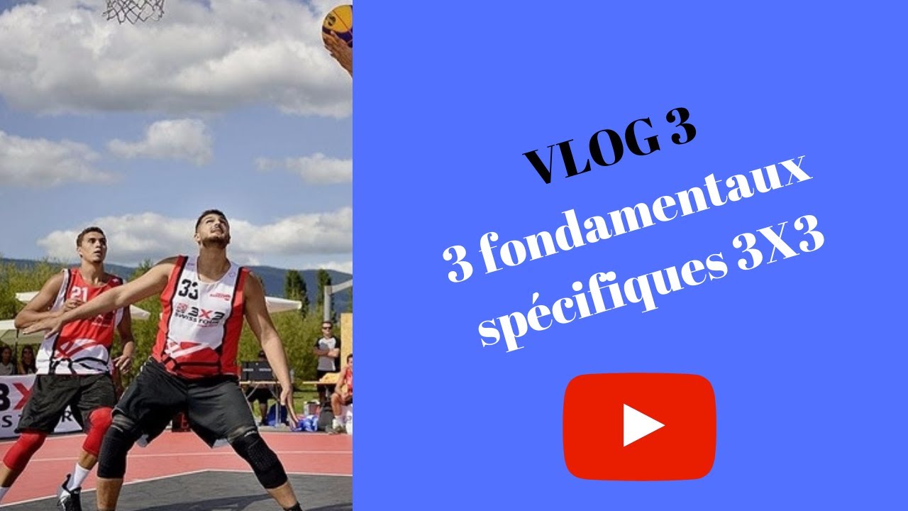 🔥VLOG 3🔥 3 techniques spécifiques dans le basket 3X3❗❗❗