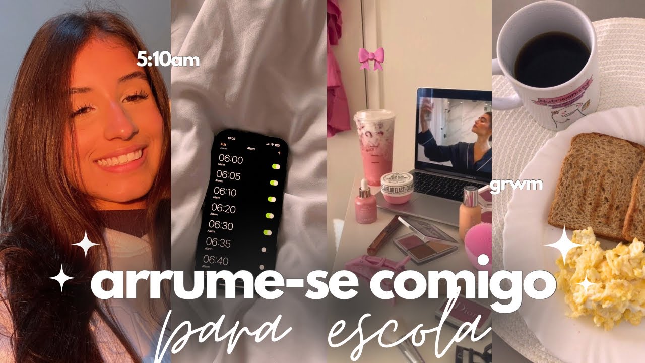 ARRUME-SE COMIGO PARA ESCOLA 📚 | escola integral, GRWM