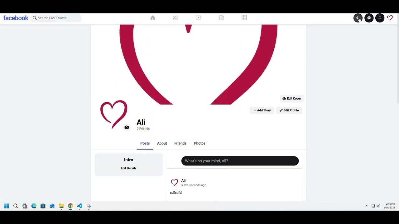 Build Facebook Clone with HTML, CSS & JS | Advanced Social Media App Project