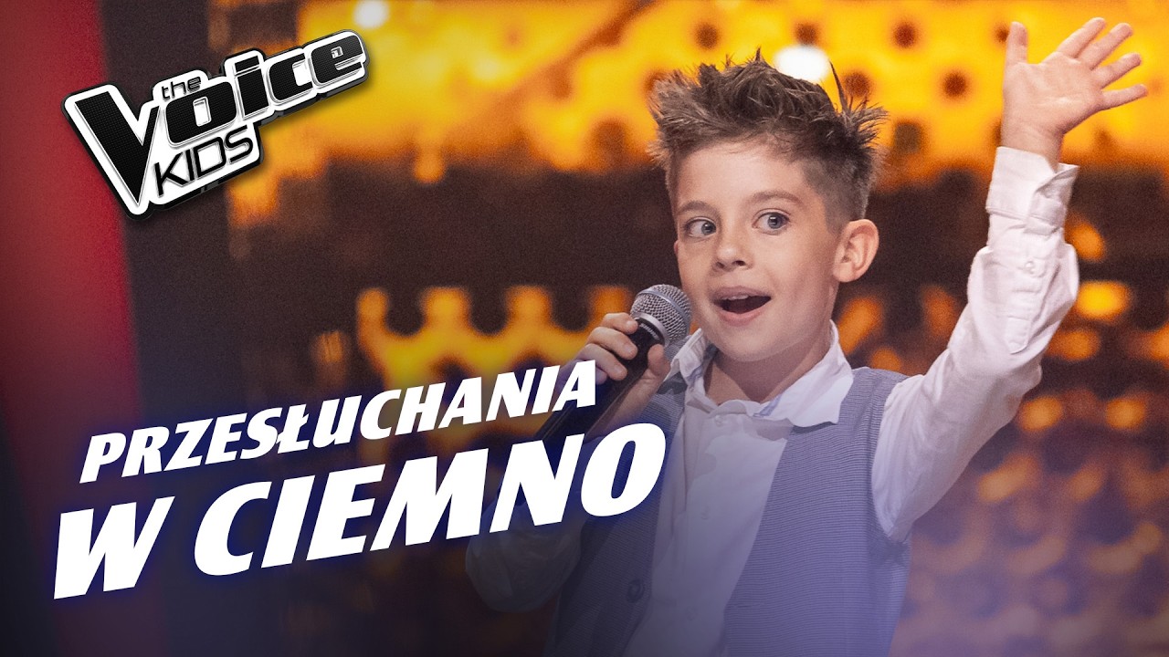 Konrad Pochwała - &bdquo;Save Your Kisses For Me&rdquo; - Przesłuchania w ciemno | The Voice Kids Poland 9