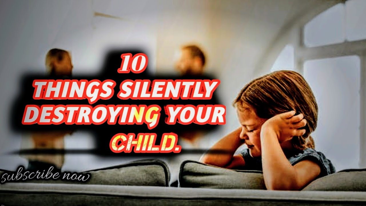 10 conversation parents should never have around their kids: and why it is damaging their future