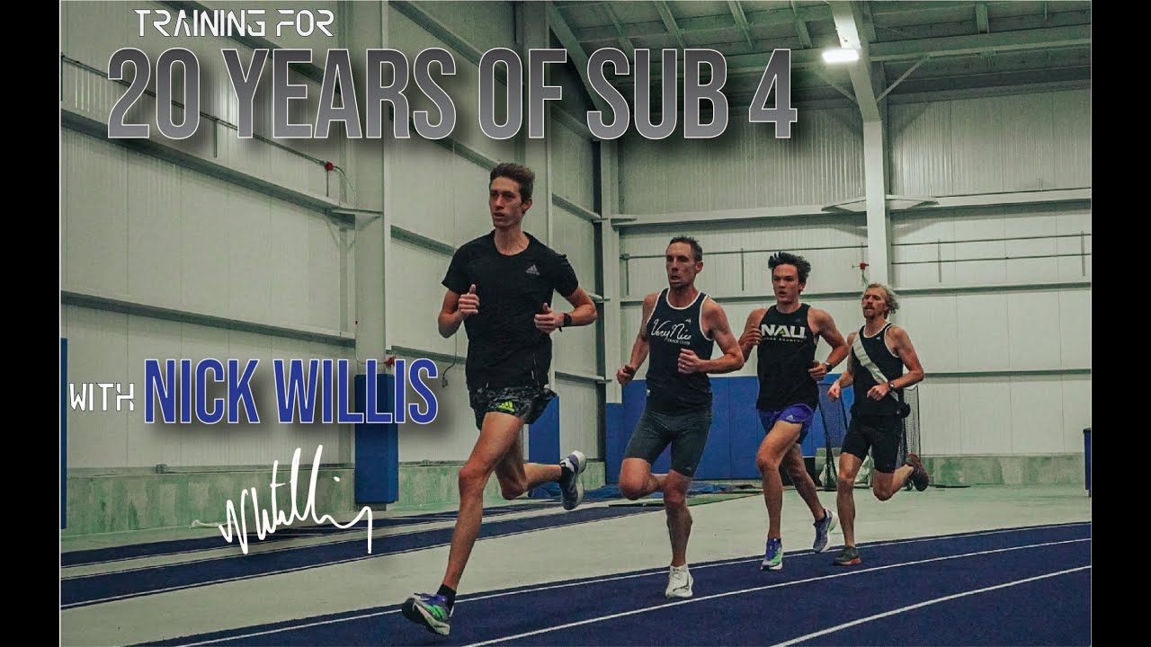 Nick Willis shows how to run a 4 minute mile - VNTC 09