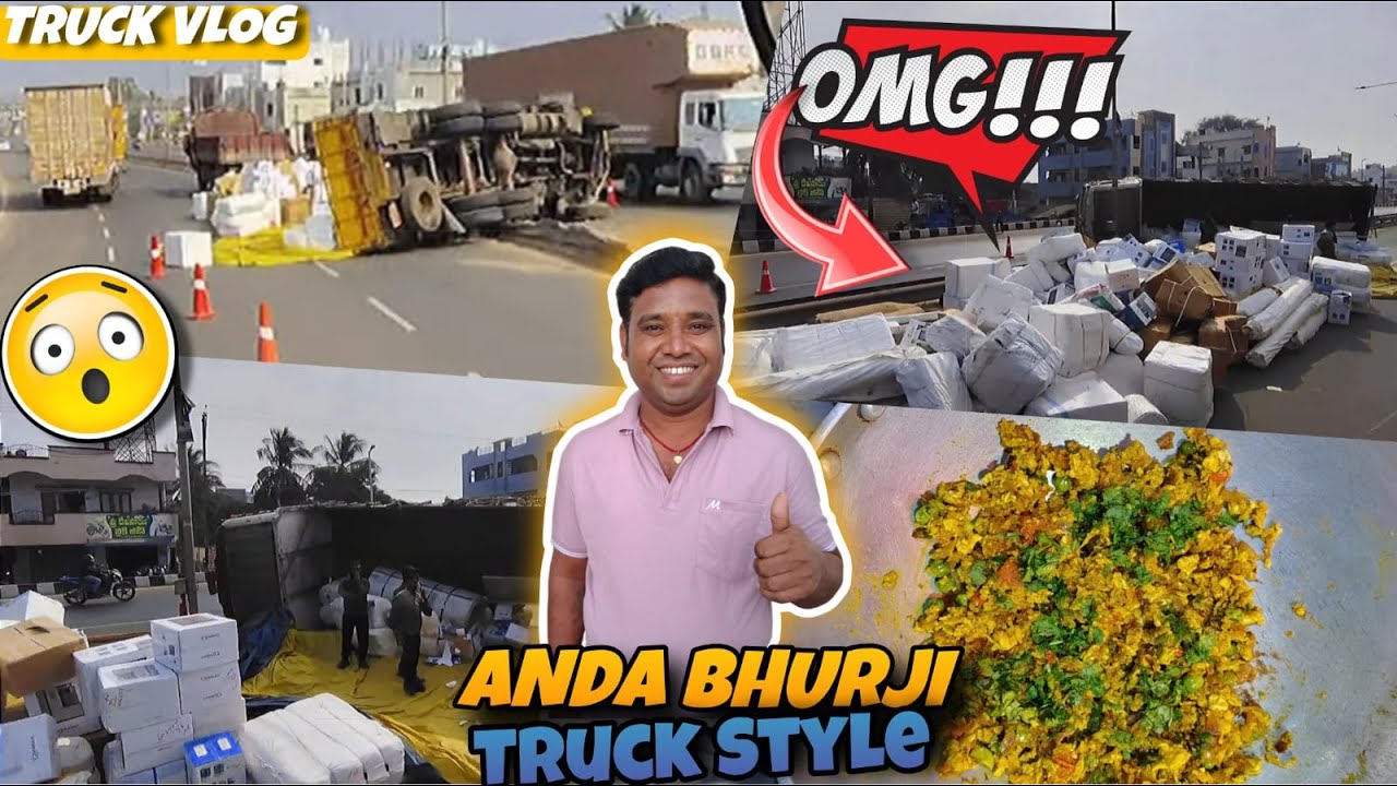 Aaj Banega Truck Style Anda Bhurji 😋 | All Day with Indian Truck Driver | Truck Life India #vlog