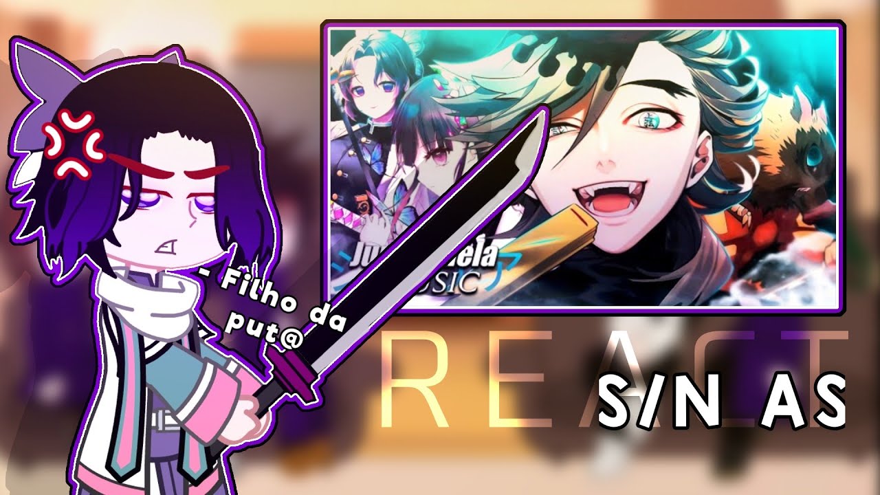 👹⚔️ JUJUTSU KAISEN react to Y/N as SHINOBU rap vai pela á sombra 🩸