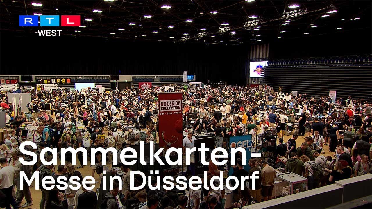 Sammelkarten-Messe in Düsseldorf – 9.000 Besucher mit einer Leidenschaft | RTL WEST