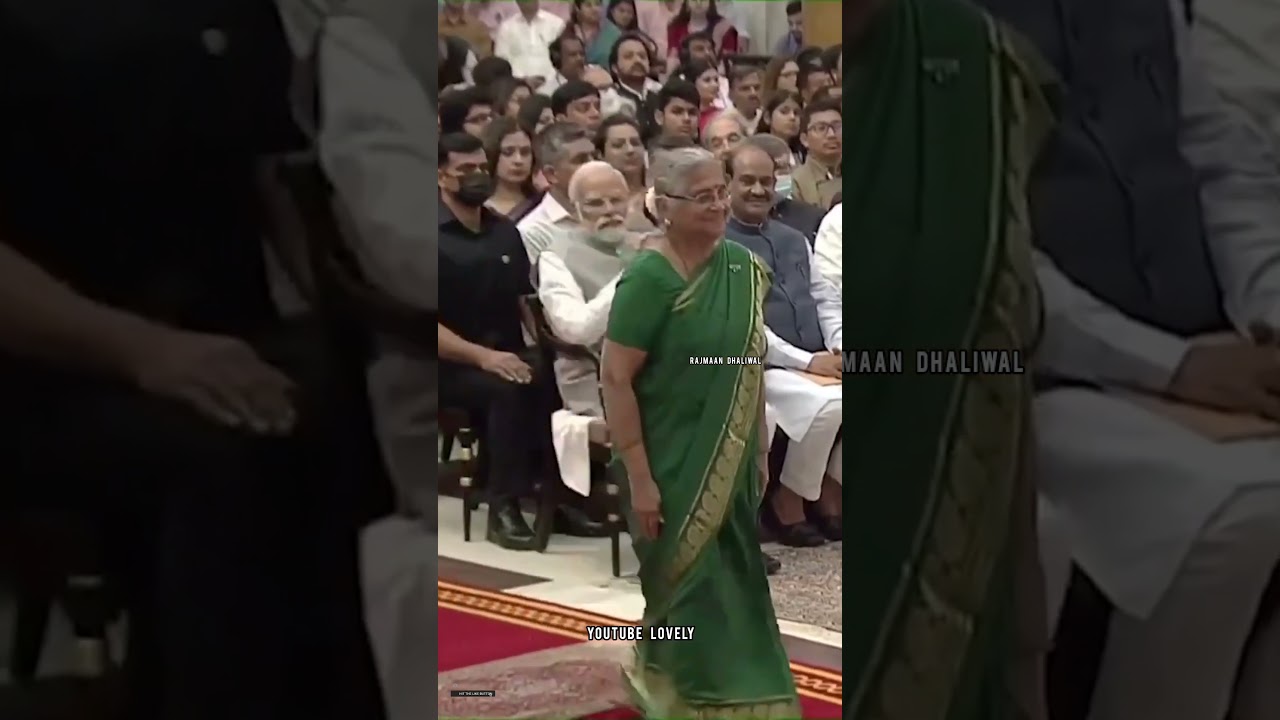 Smt. Sudha Murthy for Social Work Receive Padma Bhushan Award