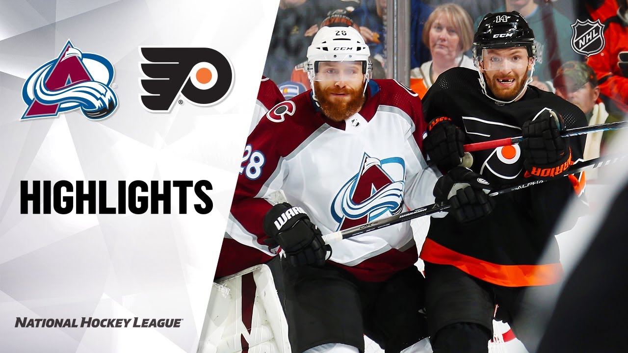 NHL Highlights | Avalanche @ Flyers 2/1/20