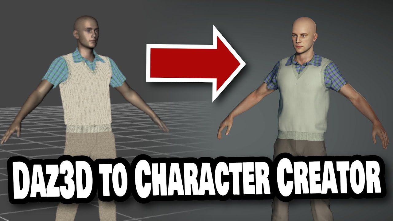 Convert clothes from Daz Studio over to Character Creator