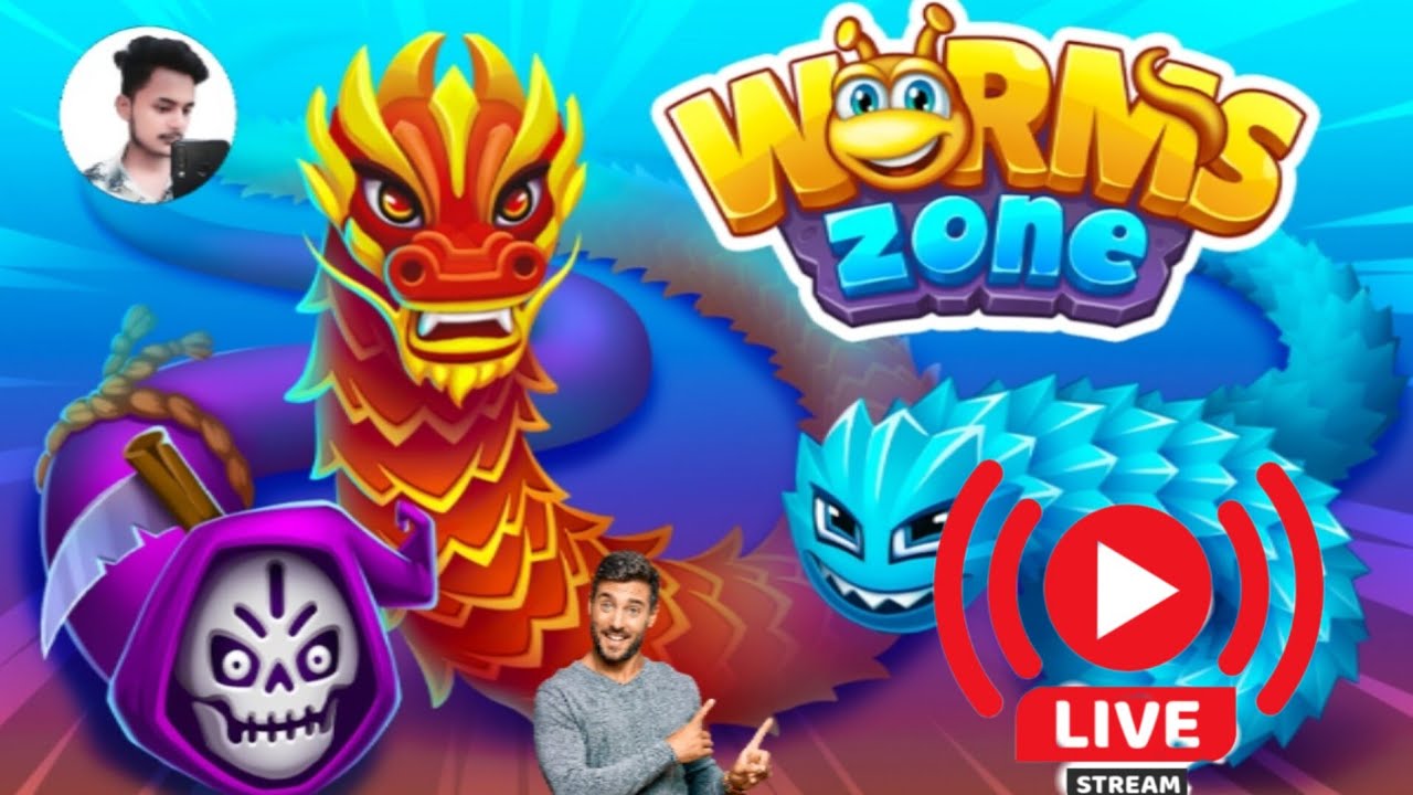wormszone.io game live🔴 streaming