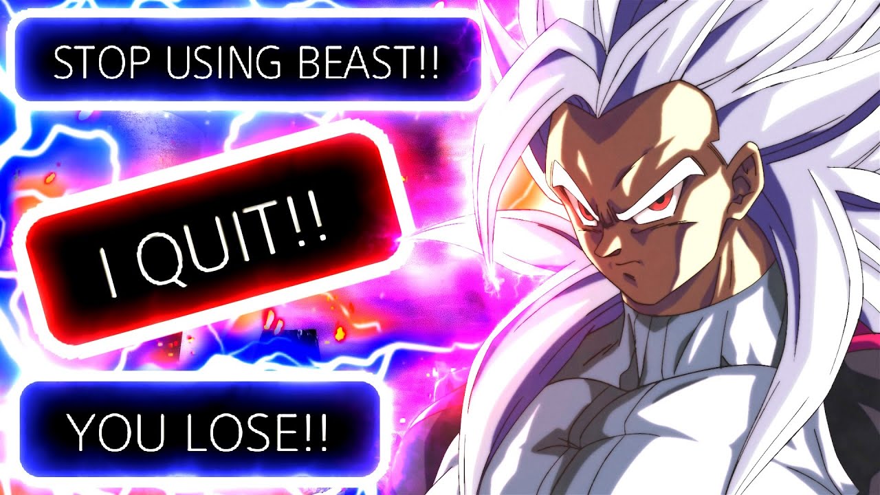 He Can Beat Me With Ultra Instinct AND Ultra Ego. So I Used EVERY Version of Beast. He Then Quit