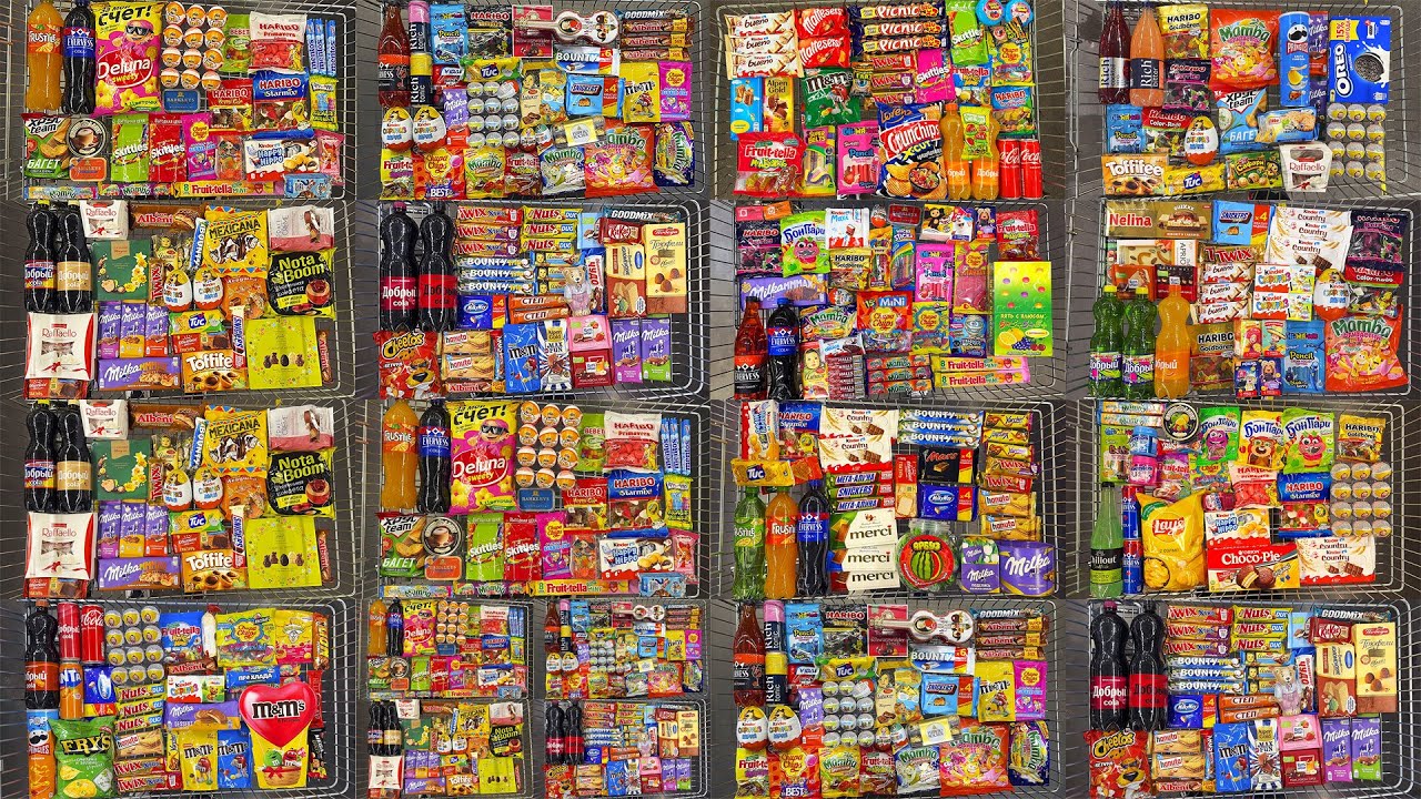 A Lot of Candy 2025 #49 Mentos, Milka, Mamba, M&M's, Milky Way, Kinder Masha and Bear, Fruit-tella