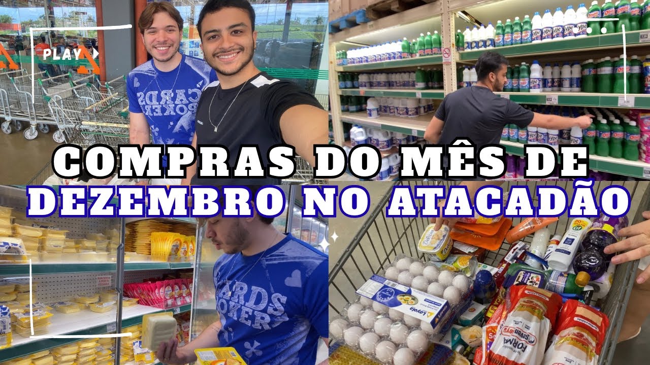ÚLTIMA COMPRA DO ANO NO SUPERMERCADO ATACADISTA 😱 | VLOGÃO NO MERCADO ✨🛒