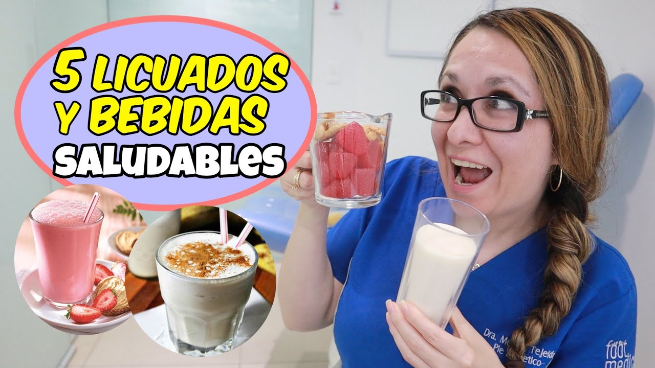 5 LICUADOS y bebidas para personas con DIABETES 🥛🍨 /Dra. Melissa Tejeida