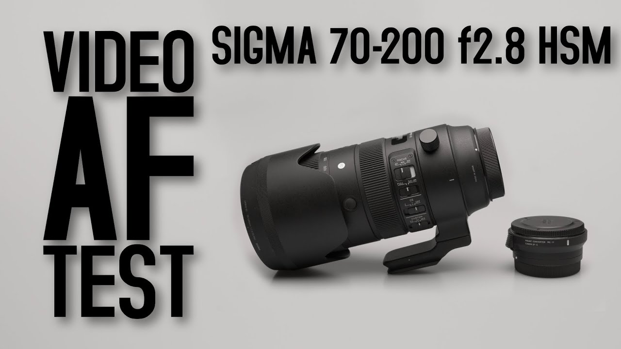 Sigma 70-200mm f2.8 EF & MC-11 - Video Autofocus Test (FX3)