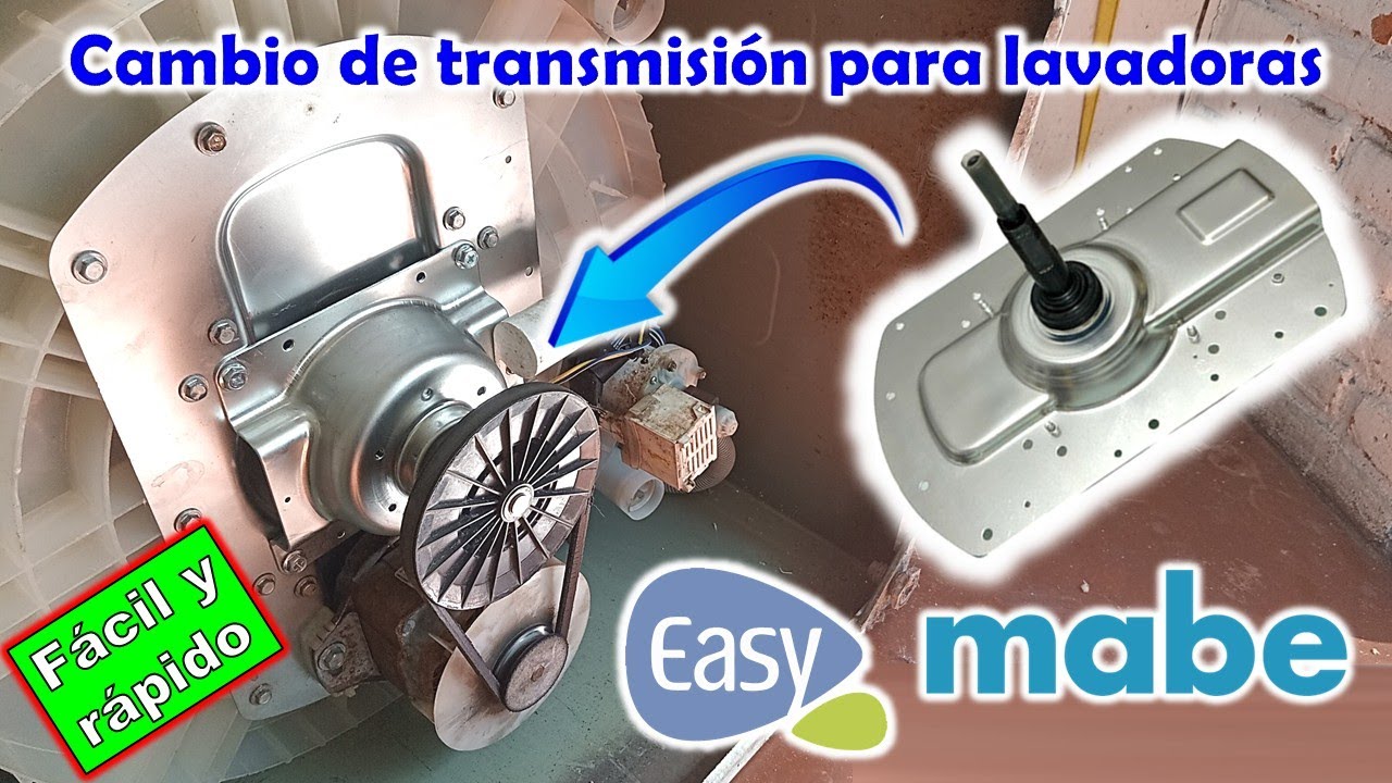 Cambia la transmisión de lavadoras EASY / MABE #washerrepair