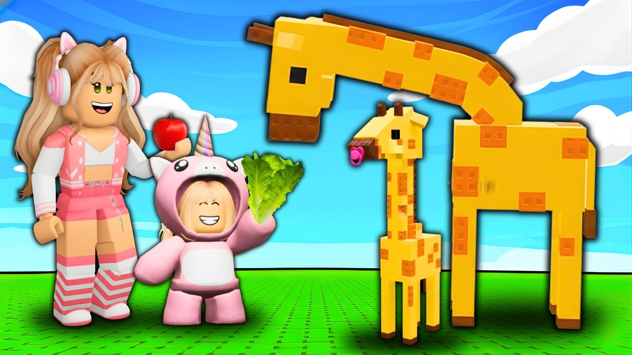 VICKOBABY e BABY CONSTRUIRAM o MELHOR ZOOLÓGICO no ROBLOX!