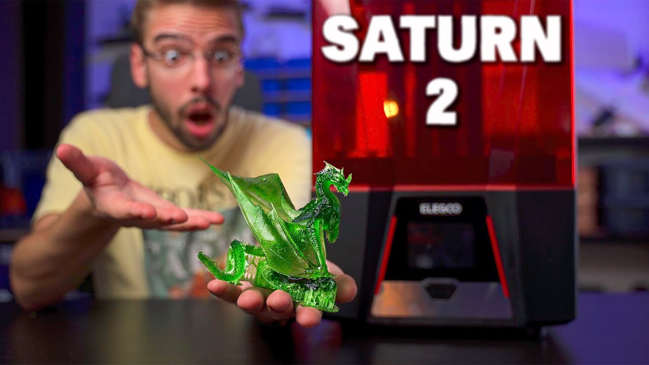QUALITÀ INFINITA 🤯  - Elegoo Saturn 2 con schermo 8K