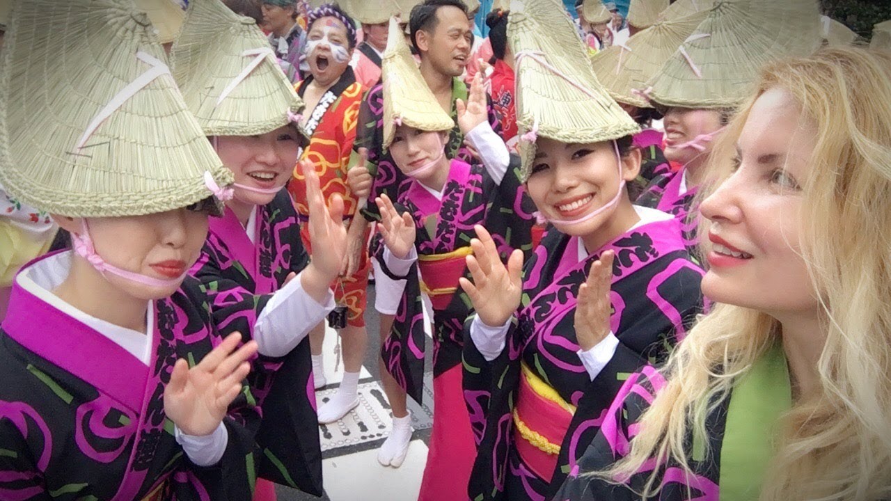 Adeyto LIVE with DamdanRen dancers @ Awaodori Koenji 2017