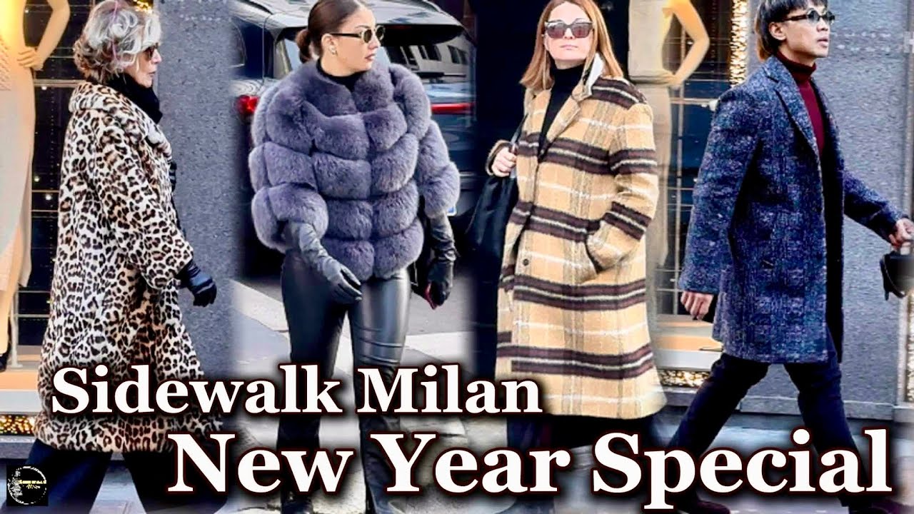 New year’s Fashion Special 2025 | Italian, The Most Fashionable Looks of All Time | Sidewalk Milan