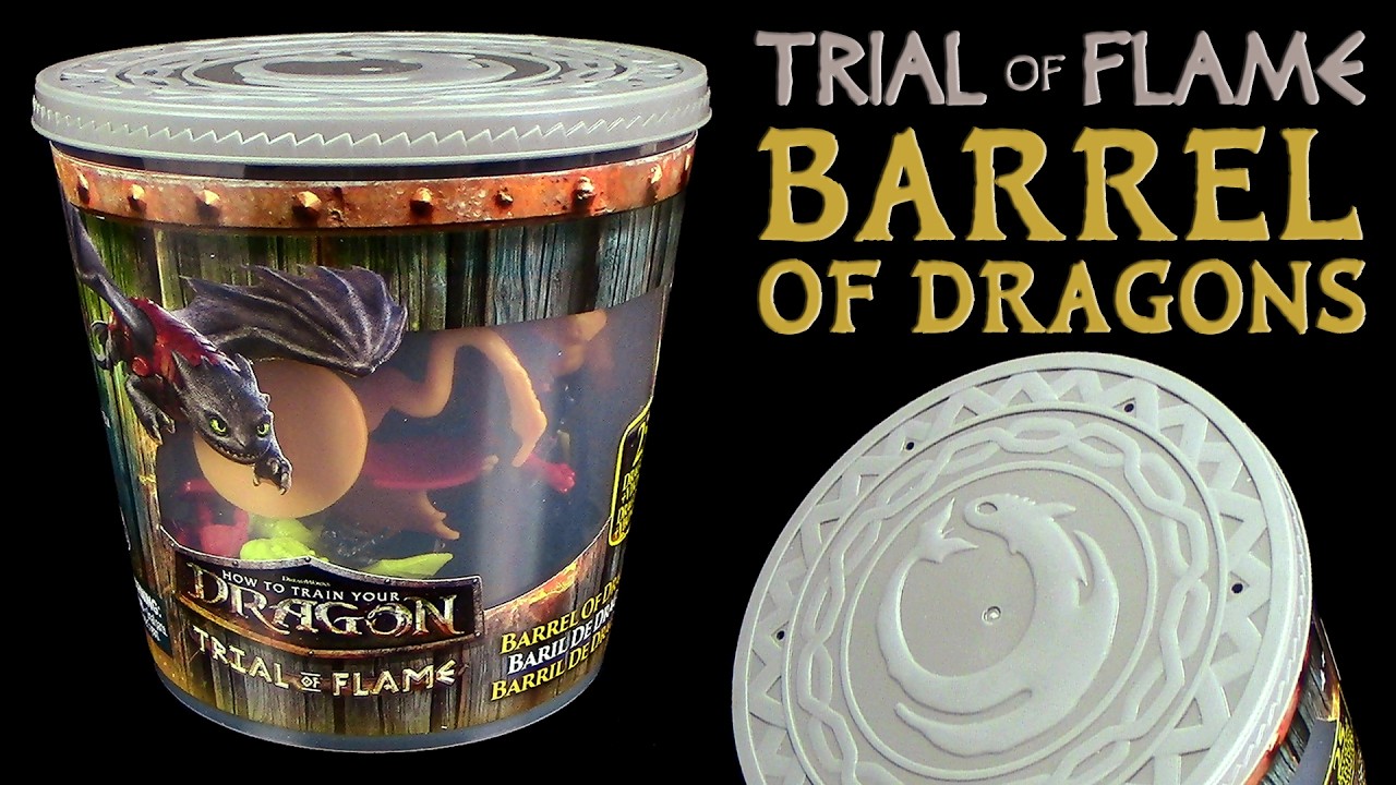 Spin Master ® Trial Of Flame - Barrel Of Dragons / ein Fass voller Drachen & Wikinger