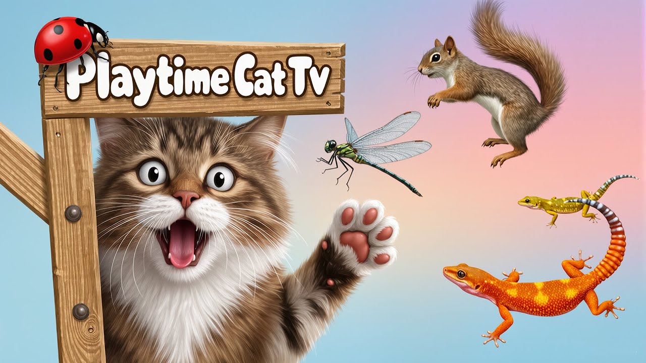 Playtime Cat TV: Cat Games That Turn Bored Cats Into Happy Hunters Day 22