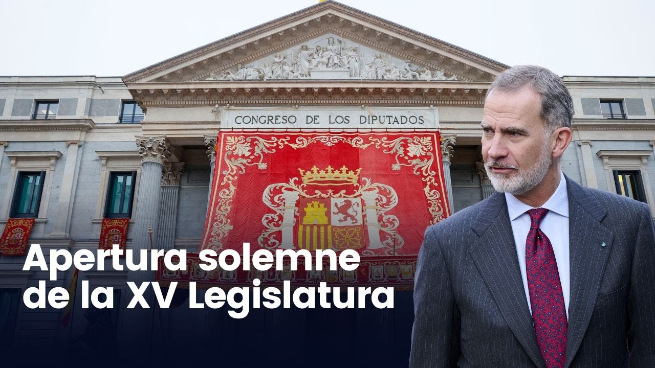 El rey Felipe VI abre la XV Legislatura en el Congreso (29/11/2023)
