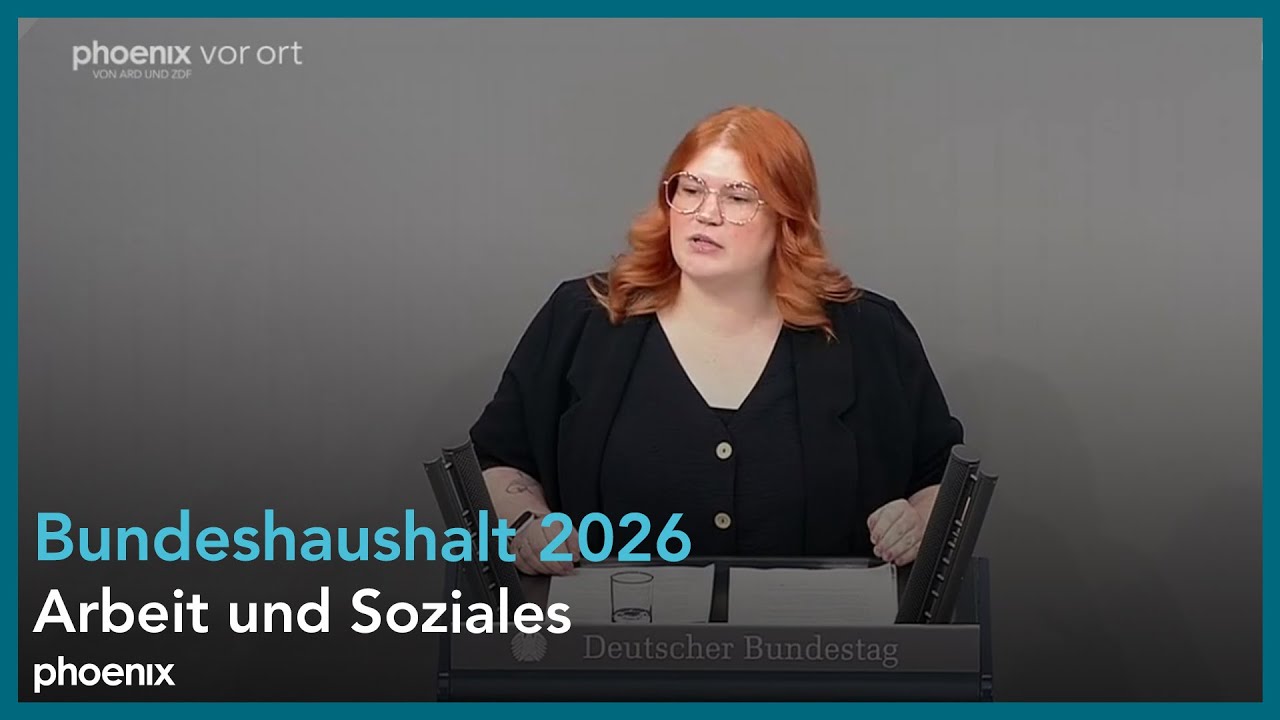 Bundeshaushalt 2026: Debatte über den Etat von Arbeit und Sozialem | 26.09.25