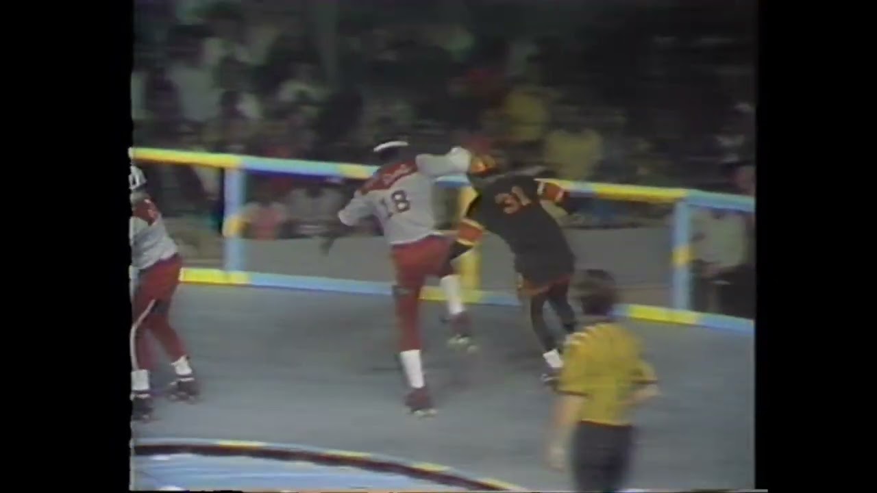 Roller Derby 1973 SF Bay Bombers vs.Red Devils 7-22-73 2nd half Kezar