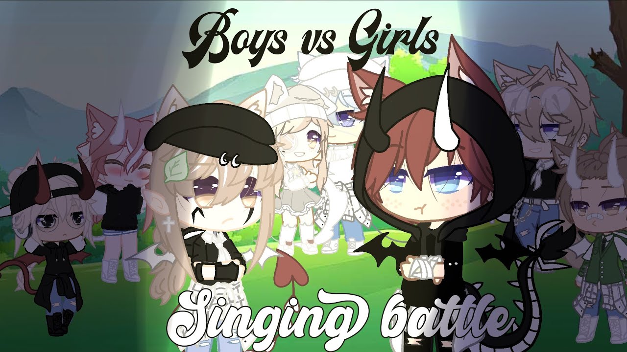 Boys vs Girls || GCSB || Gacha club singing battle 🎤|| ThaT OnE SilenT KiD