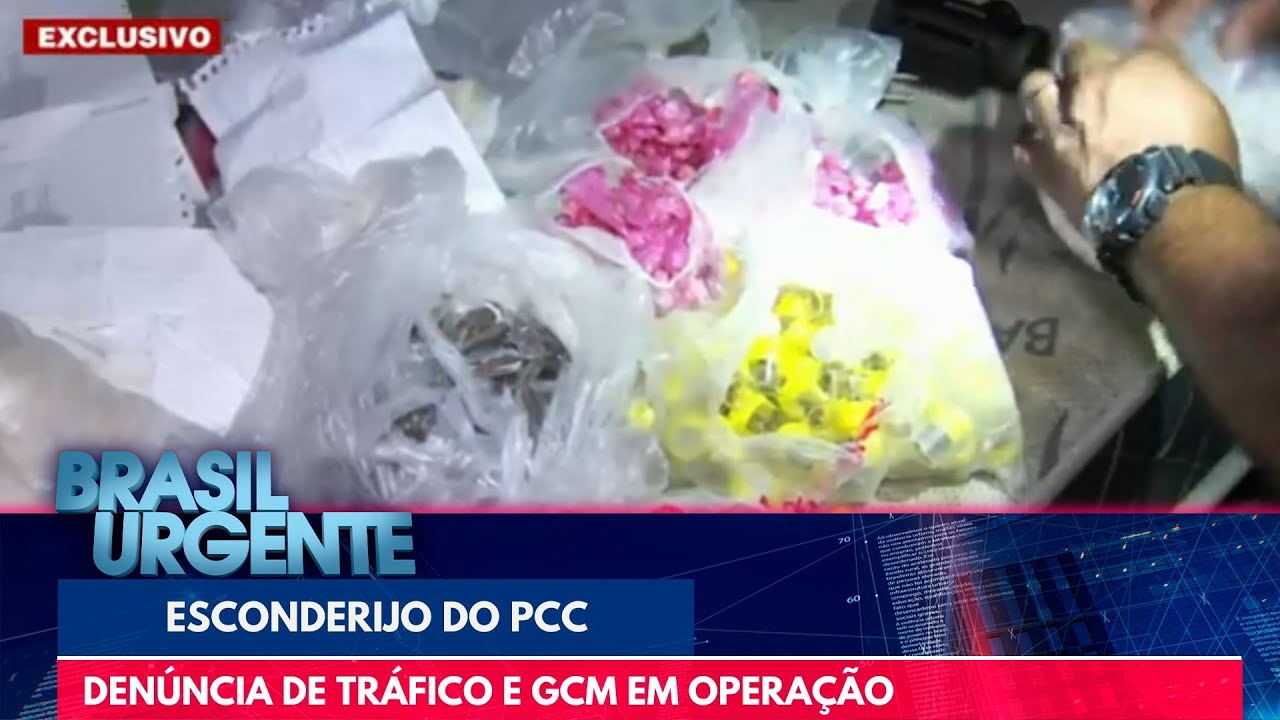 Esconderijo do PCC: denúncia de tráfico e GCM em operação | Brasil Urgente