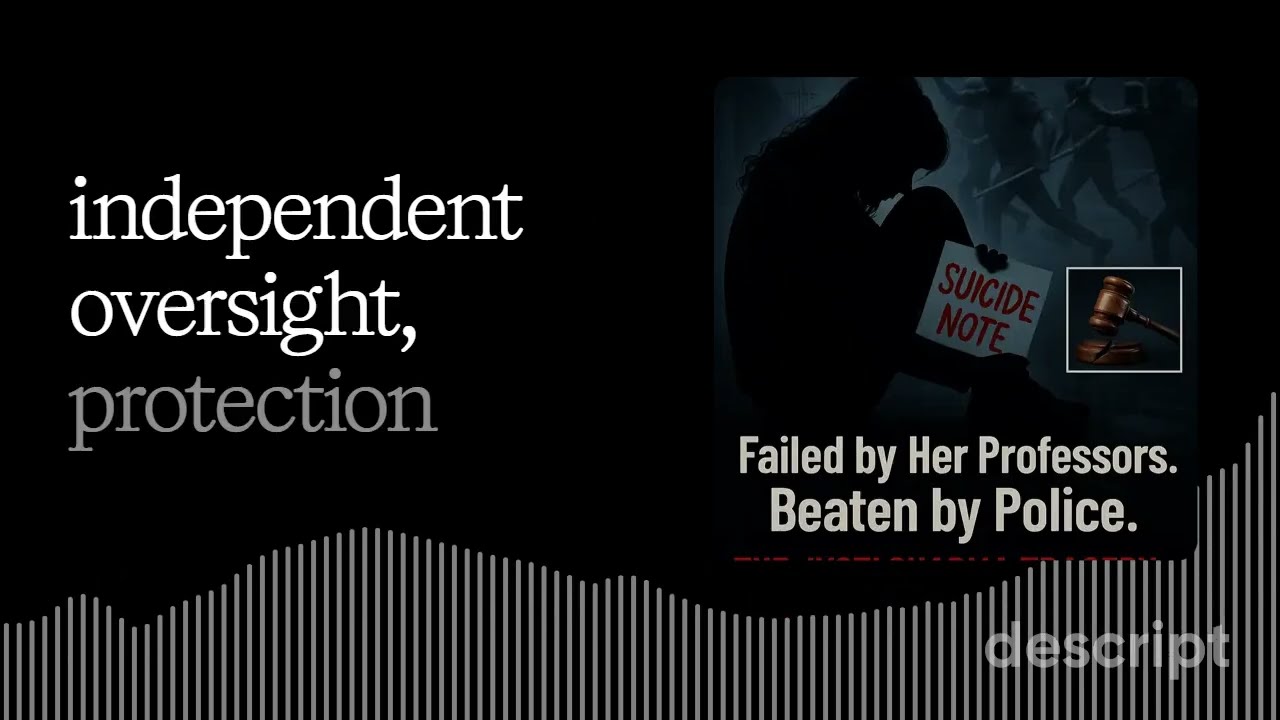 When Silence Kills: The Jyoti Sharma Tragedy & Institutions That Failed Her