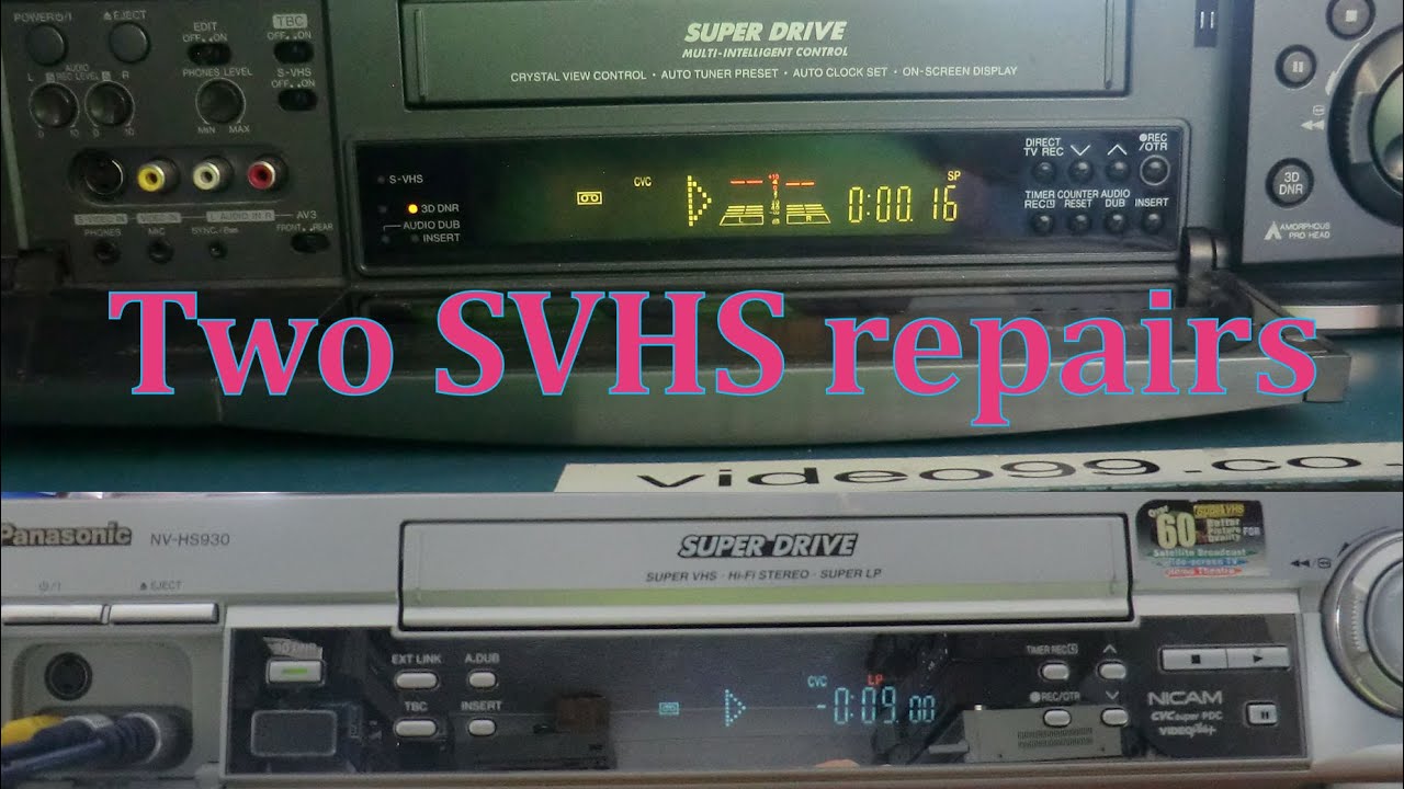 Еще раз рассмотрите S-VHS Panasonic NV-HS930 и NV-HS950.