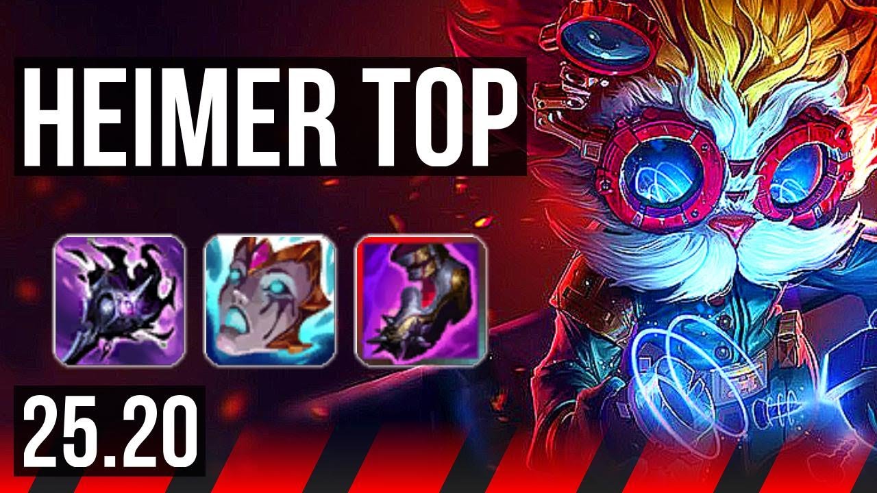 HEIMERDINGER vs FIORA (TOP) | 16 solo kills, 68k DMG, Legendary | KR Diamond | 25.20