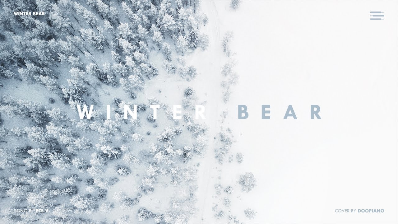 BTS V (방탄소년단 뷔) - Winter Bear Piano Cover