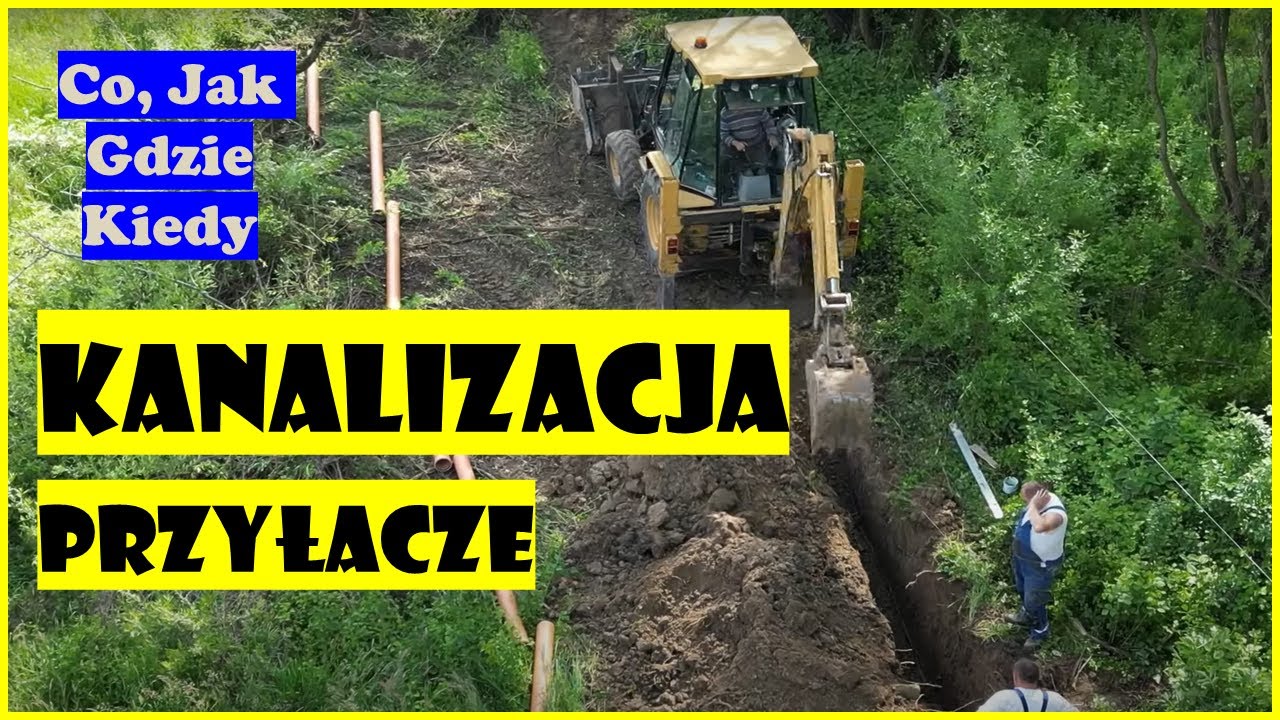 Kanalizacja - wykonanie przyłącza