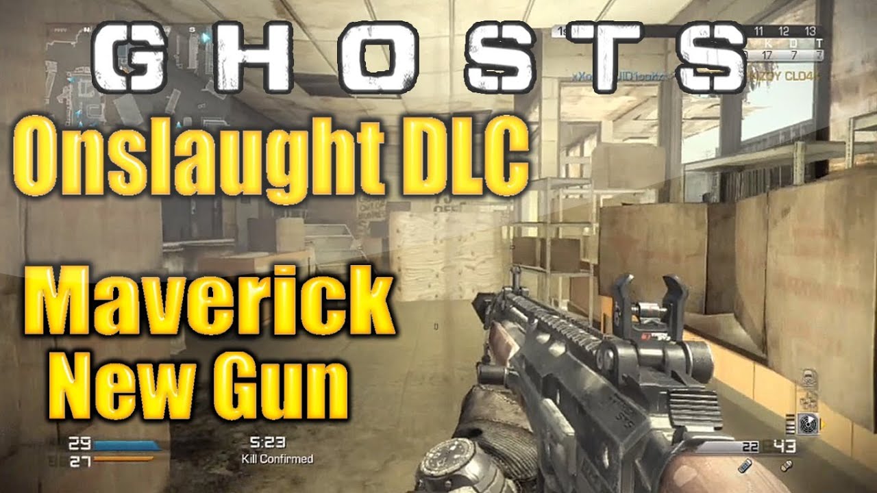Call Of Duty Ghosts Onslaught DLC Maverick Assault Rifle