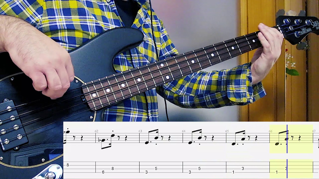 Sting  -  Seven Days Bass  Cover  with TAB
