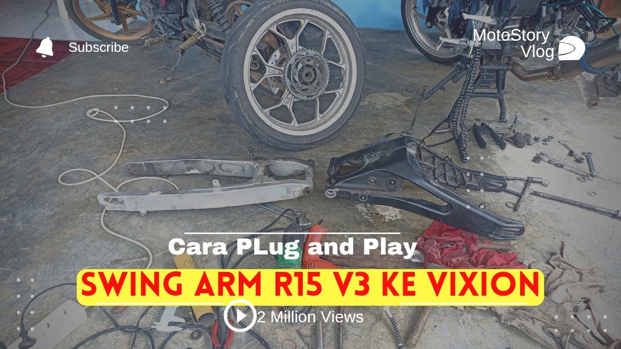 Cara PNP Swing Arm R15 v3 Pnp ke Vixion series
