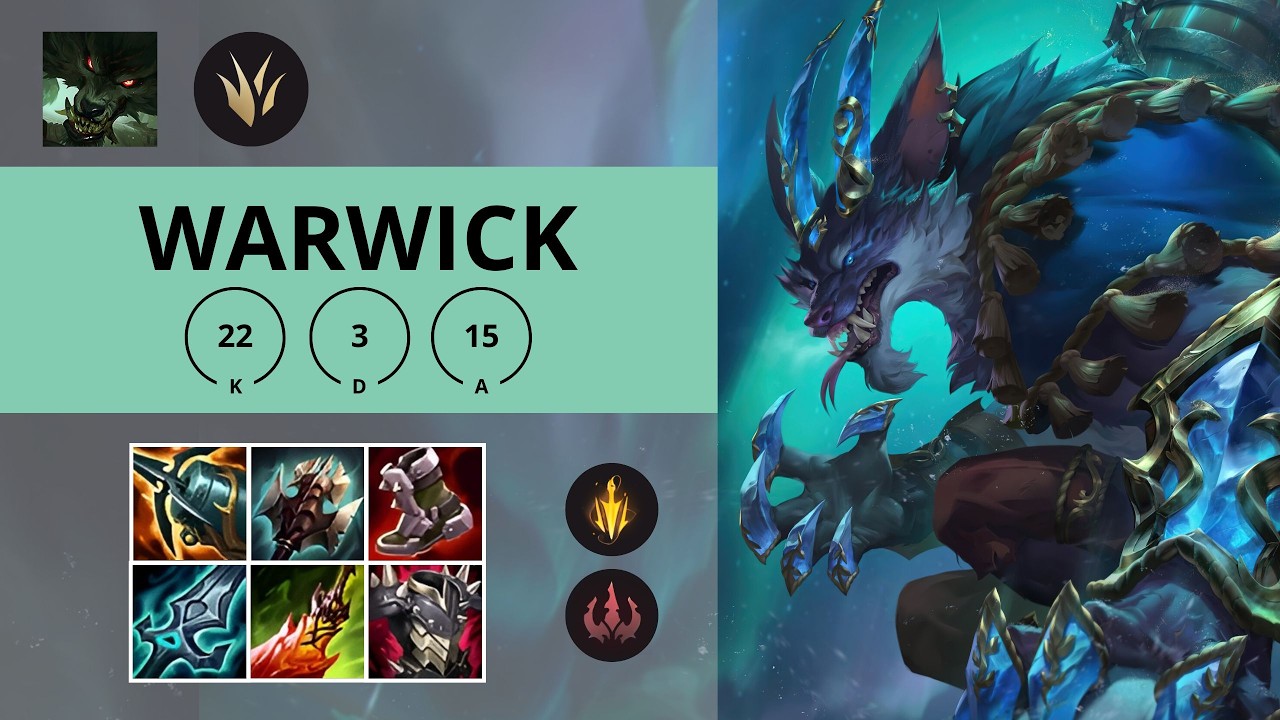 WARWICK JUNGLA 🔥22/3/15 | League of Legends | Plata