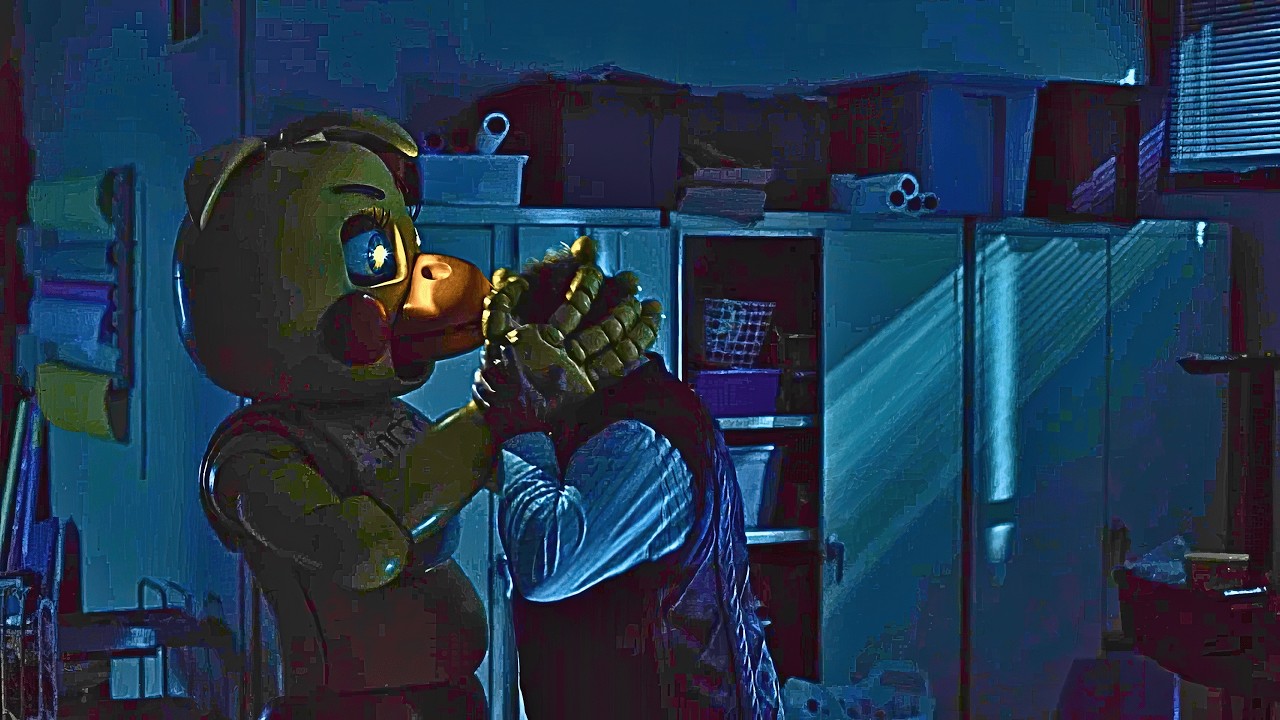 Five Nights at Freddy’s 2 (2025) | Сцена нападения и убийства мистера Берга Чикой. Краткий обзор.