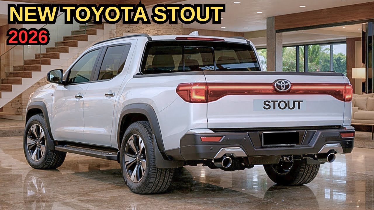 Пикап Toyota Stout 2026 года | Интерьер, экстерьер и дизайн.