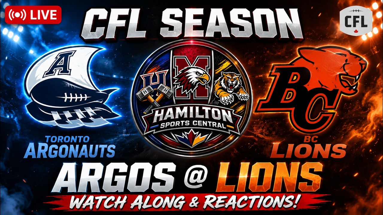 CFL Season LIVE: Argos @ Lions | Watch Along & Reactions